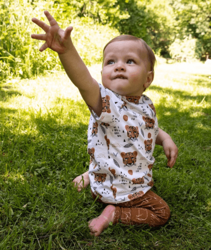 t-shirt, sweat et robe bébé 0-4 ans - évolutif - litchi