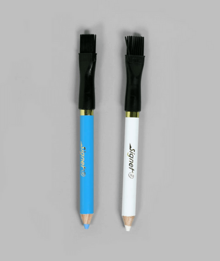crayons craie – turquoise/blanc | ykk