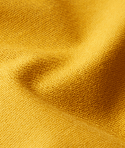 Flanelle coton uni – moutarde