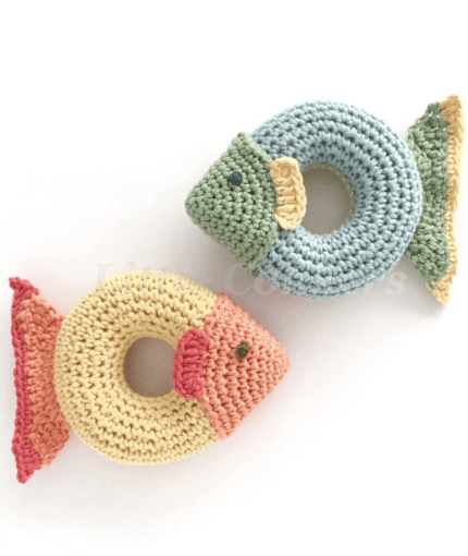 jouet d'éveil poisson - patron crochet