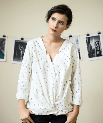 blouse helsinki - patron couture avec explications