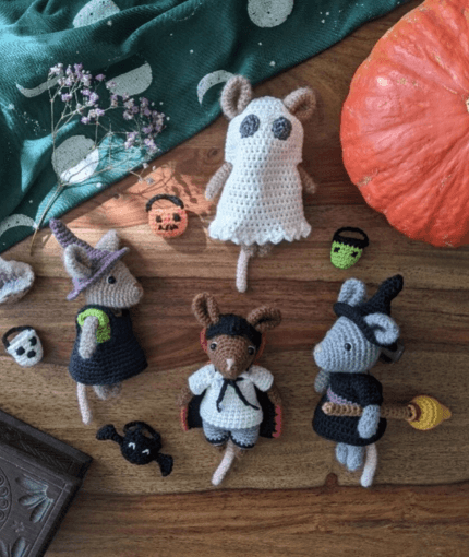 famille souris + collection halloween